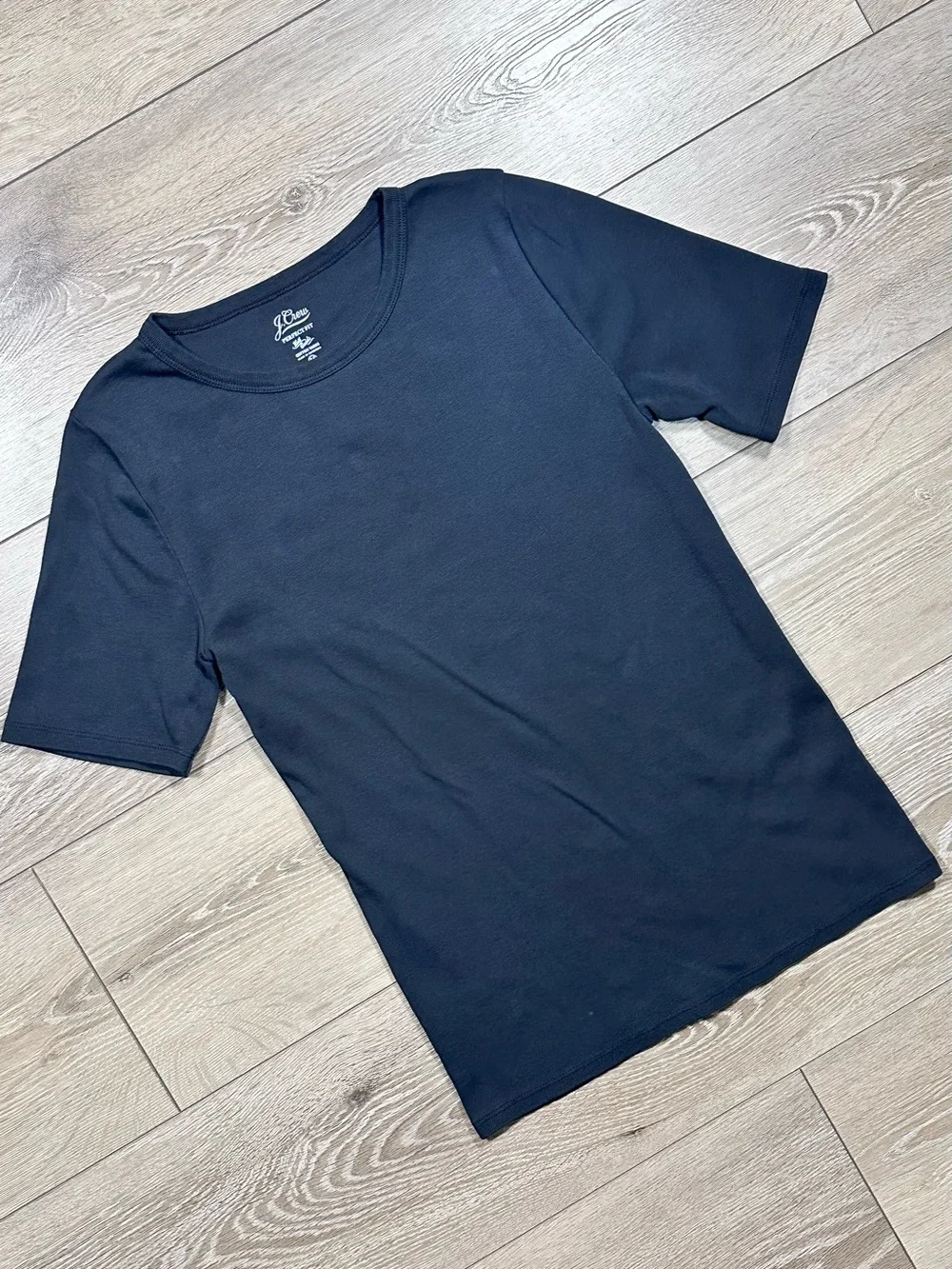 J. Crew Perfect Fit Knit Goods Short Sleeve Tee Cotton Yarns